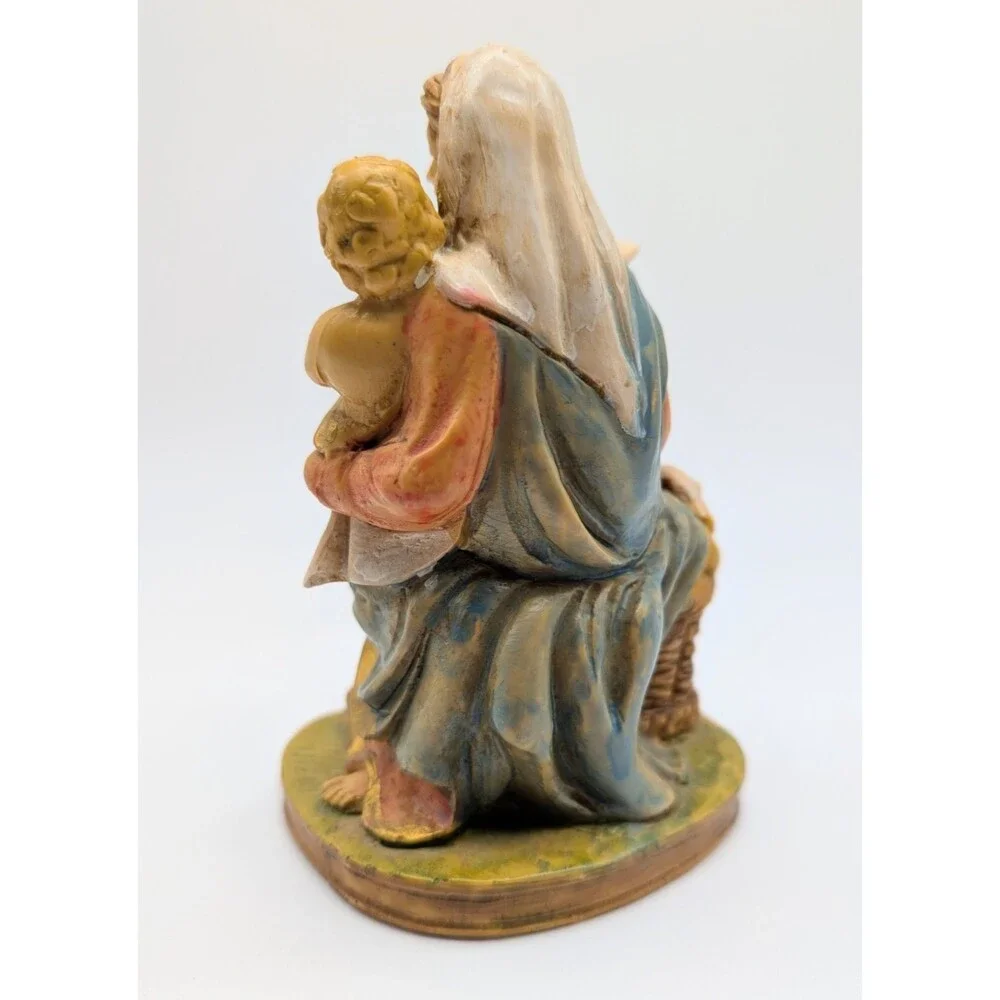 Italy Fontanini ? Figure Mother Child Cherubs Mary Figurine 5.5